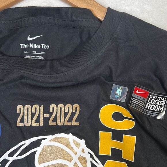Nike Golden State Warriors NBA Finals Champion 2022 T-Shirt NWT Men 2XLarge - Picture 4 of 5